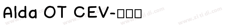 Alda OT CEV字体转换